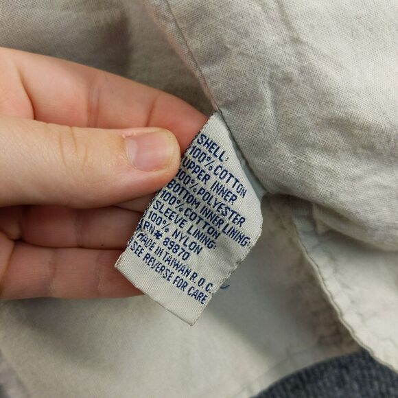 Bimini Bay Expedition Jacket SZ M Gray Sand 21W 30L Cargo Pocket Full Zip W/Tags - Picture 7 of 12